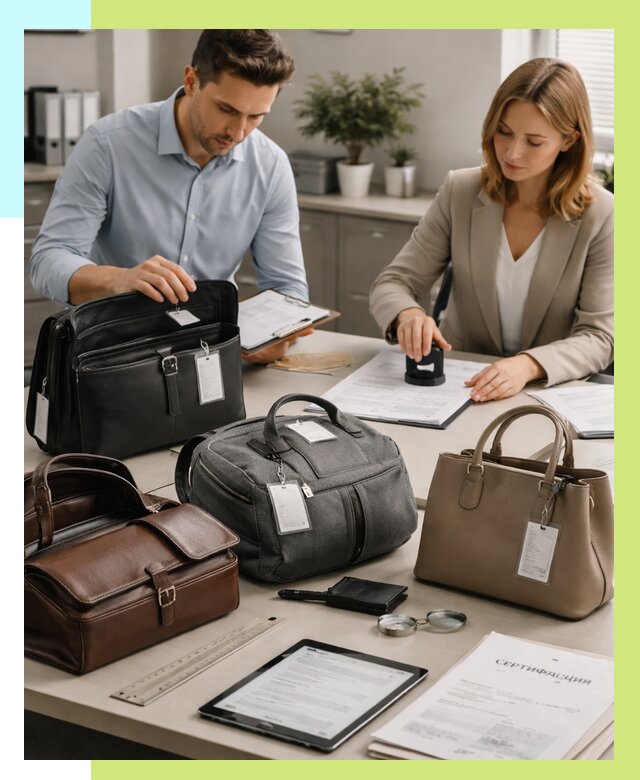 Сертификация сумок в Лесосибирске от 7811 руб. | Алешин-Лсс