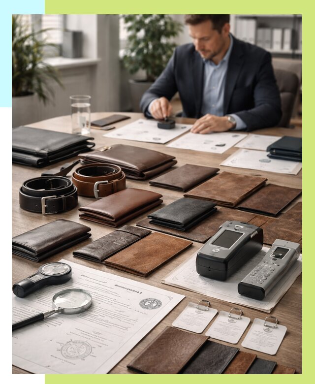 Сертификация кожаных изделий в Лесосибирске от 12498 р. | Алешин-Лсс