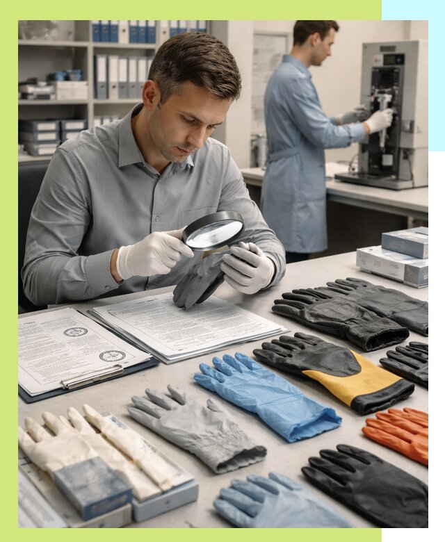 Сертификация перчаток и средств защиты продукции в Лесосибирске