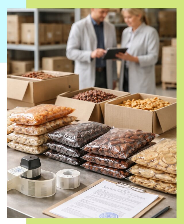 Сертификация сухофруктов в Лесосибирске от 12498 р. | Алешин-Лсс под ключ