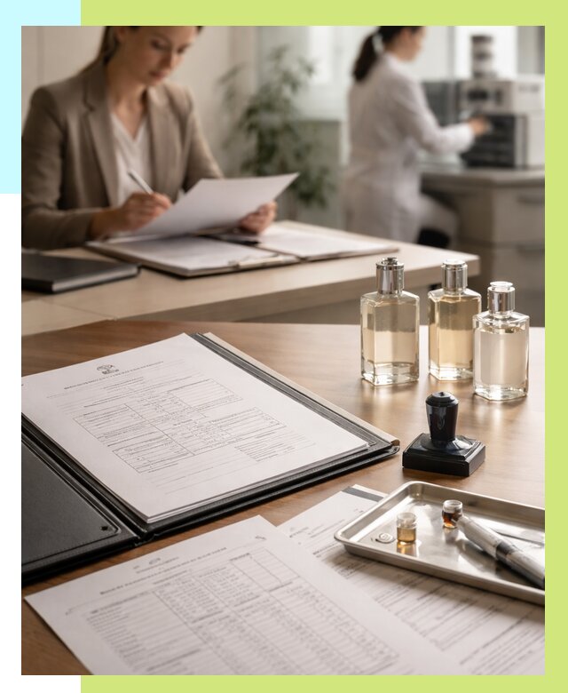 Сертификация парфюмерии в Лесосибирске от 15623 р. | Алешин-Лсс