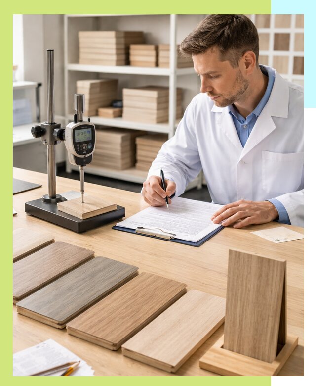 Сертификация ламината с испытаниями и оформлением документов в Лесосибирске
