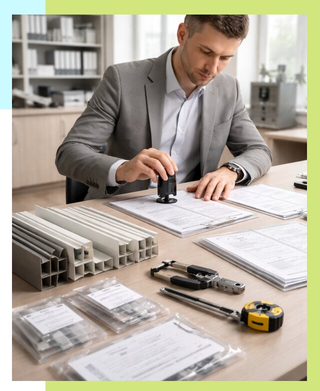 Сертификация ПВХ продукции в Лесосибирске от 8853 р., Алешин-Лсс