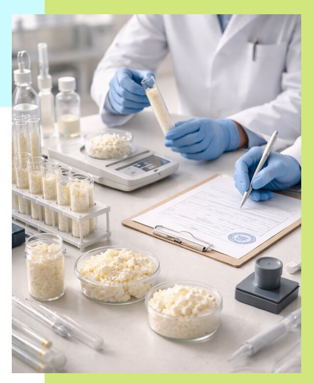 Сертификация творога в Лесосибирске от 12498 р. под ключ | Алешин-Лсс