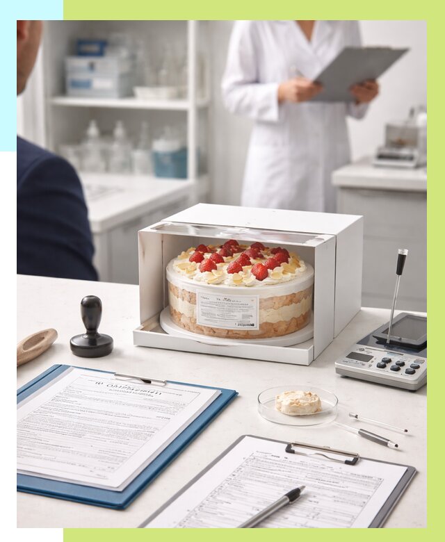 Сертификация тортов в Лесосибирске от 9374 р. заказать | Алешин-Лсс