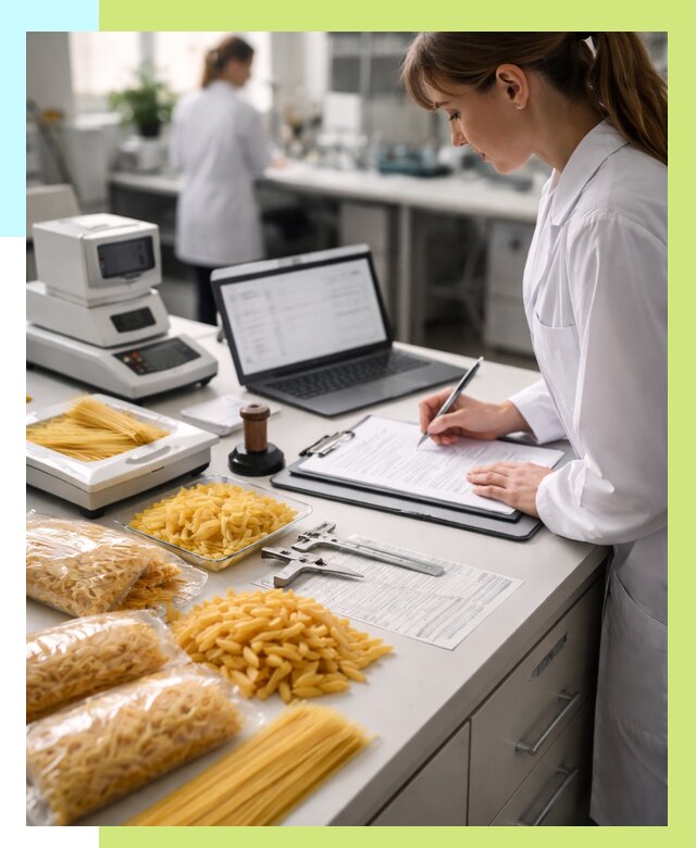 Сертификация макаронных изделий в Лесосибирске от 15623 р. | Алешин-Лсс