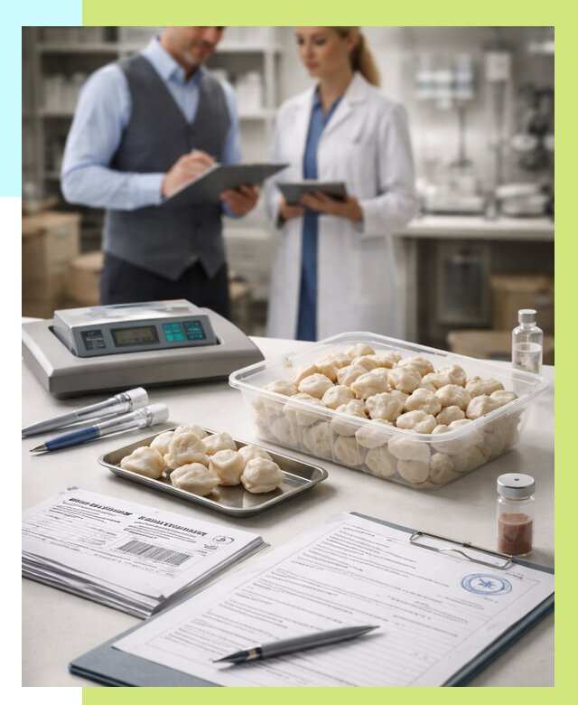 Сертификация пельменей в Лесосибирске от 15623 р. срочно | Алешин-Лсс