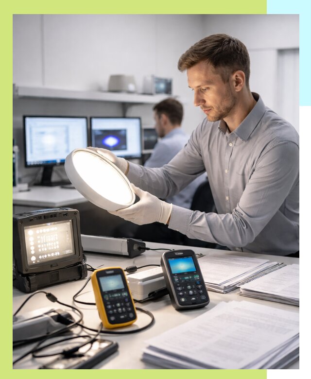 Сертификация светильников в Лесосибирске: испытания и оформление