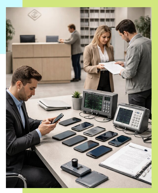 Сертификация телефонов в Лесосибирске от 26038 р. под ключ | Алешин-Лсс