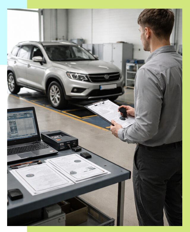 Сертификация транспортных средств в Лесосибирске от 12498 р. | Алешин-Лсс