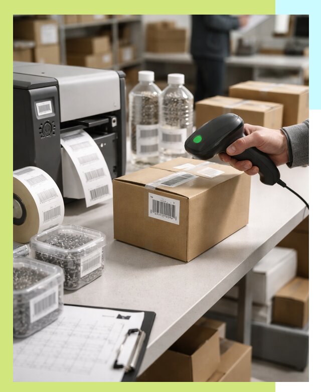 Штрихкодирование продукции и маркировка для продажи в Лесосибирске