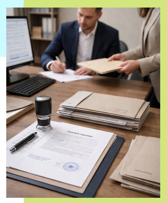 Отказное письмо для таможни в Лесосибирске от 3125 р, Алешин-Лсс