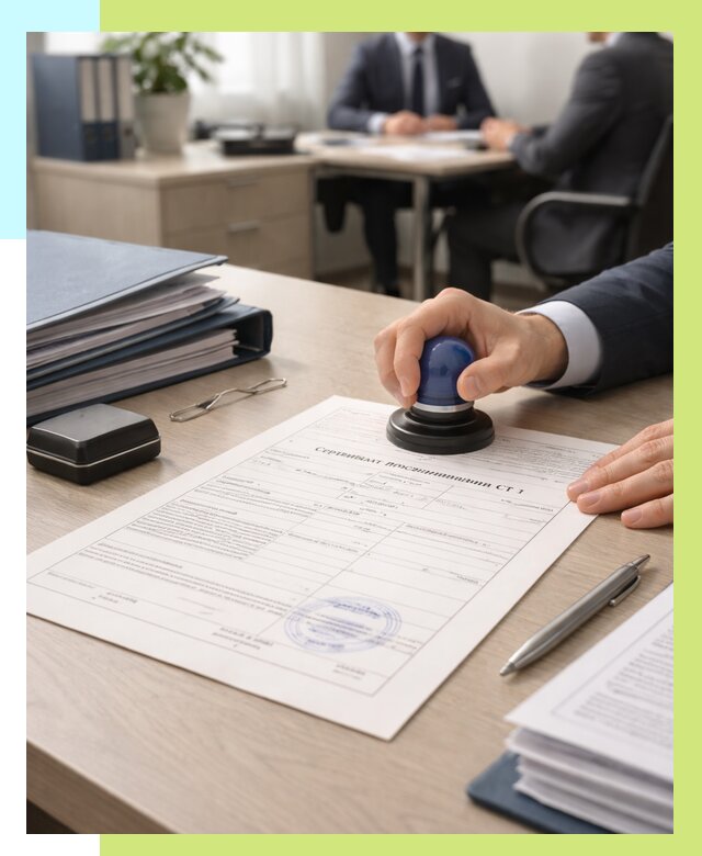 Сертификат происхождения СТ 1 в Лесосибирске от 4687 р. | Алешин-Лсс