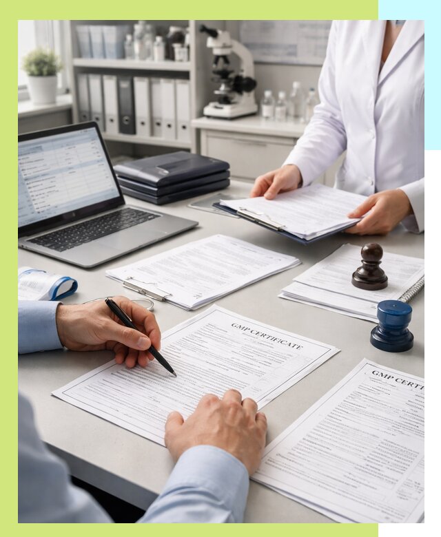 Оформление сертификата GMP в Лесосибирске для фармпроизводства