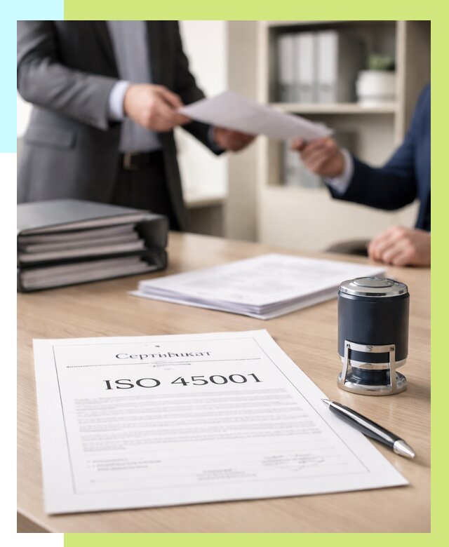 Сертификат ISO 45001 в Лесосибирске под ключ от 46868 р. | Алешин-Лсс