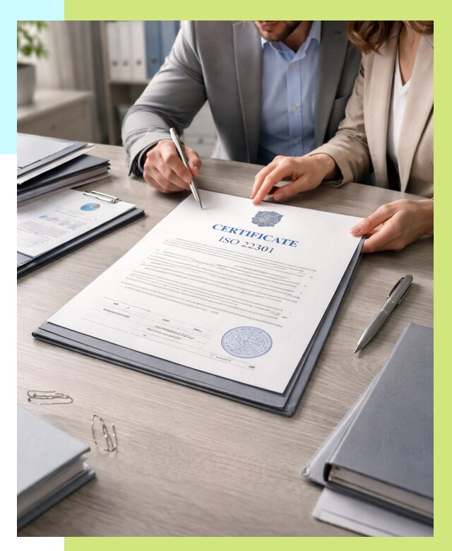 Сертификат ISO 22301 в Лесосибирске от 46868 р. | Алешин-Лсс срочно