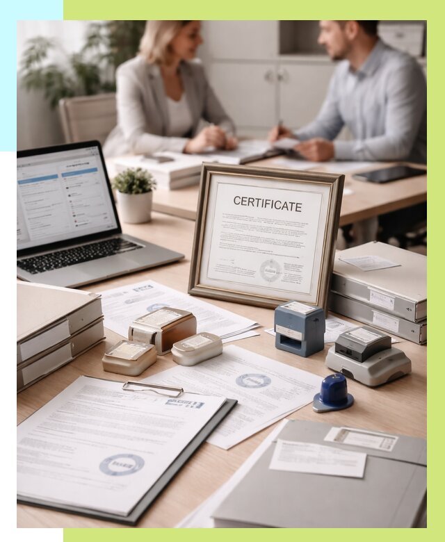 Сертификация компании в Лесосибирске от 46868 р. | Алешин-Лсс — заказ